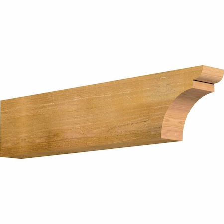Ekena Millwork Yorktown Rough Sawn Rafter Tail, Western Red Cedar, 4"W x 8"H x 36"L RFT04X08X36YOR00RWR